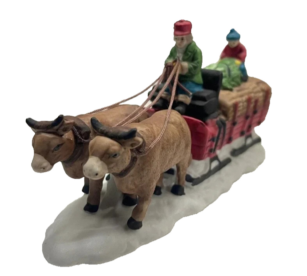Dept 56 Heritage Village Collection Accessory Ox Sled 59510 NO OUTER BOX